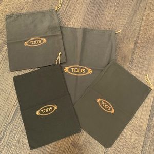 Tod’s Dust Bag Bundle (4 total. Various sizes).